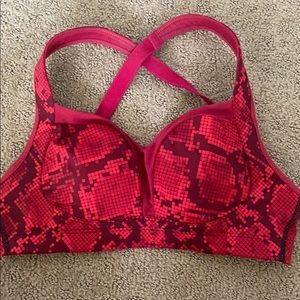 Lululemon Red Snakeskin Sports Bra
